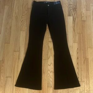 NWT Hollister high rise flare split leg detail
